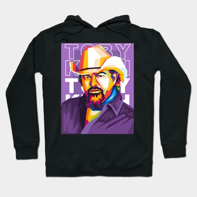 toby keith Hoodie by cool pop art house